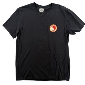 T&C Surf Shirt Mens Medium Black Aloha‎ State Yin Yang Graphic Tee Hawaii 1971